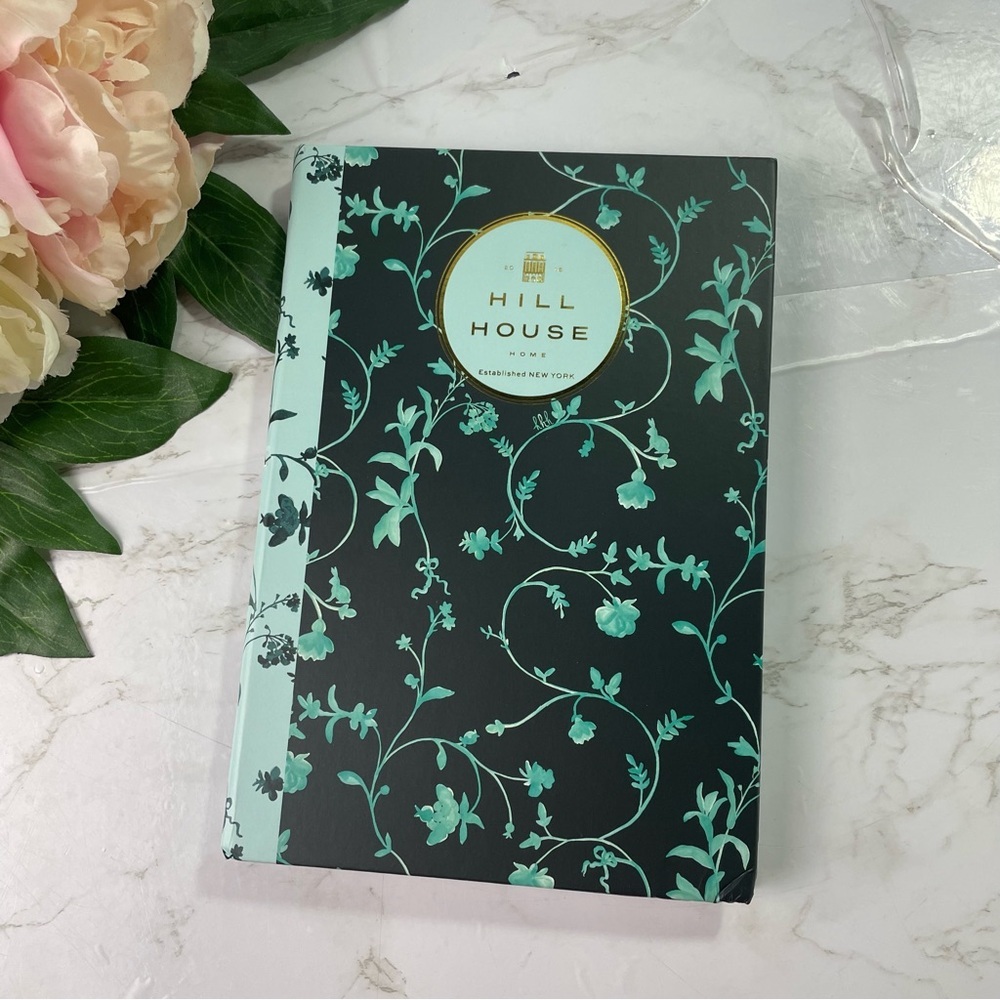 Hill House Home Notebook Emerald Botanical Floral Green Black OS
